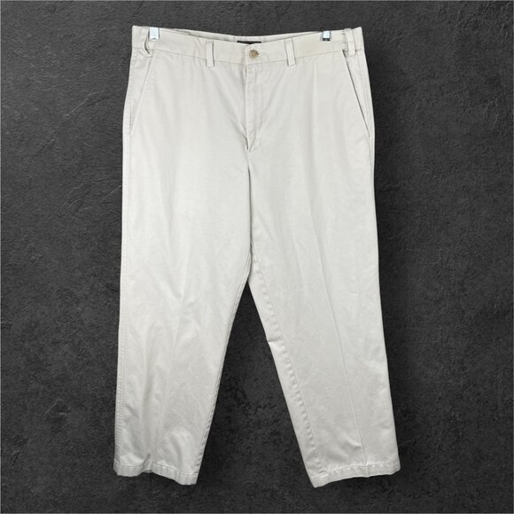 docker Other - Dockers Pants Mens 34x30 Khaki Chinos Wide Leg Straight Work 100% Cotton Casual